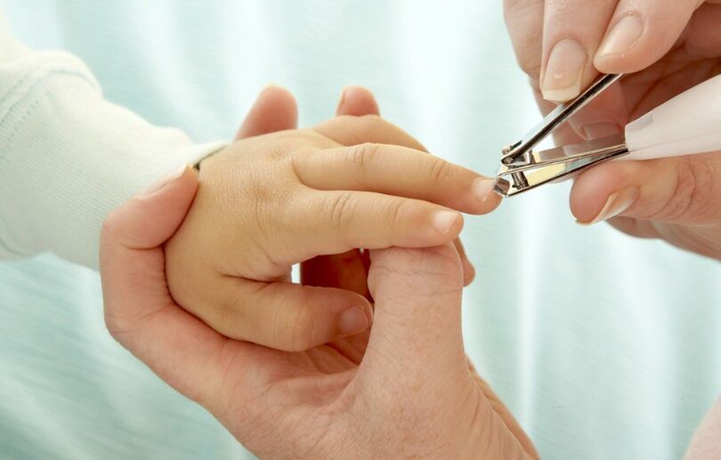 Cut nails into children