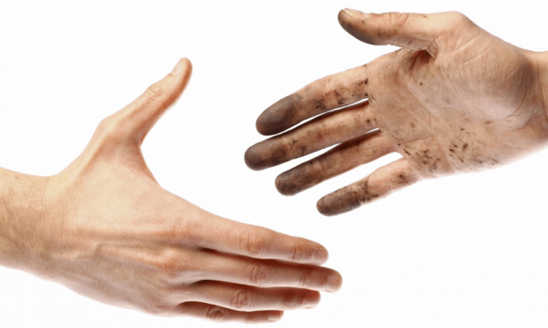 Dirty hands are the cause of parasitic infections